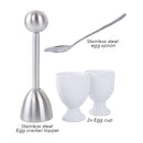 Egg Cracker Topper Set