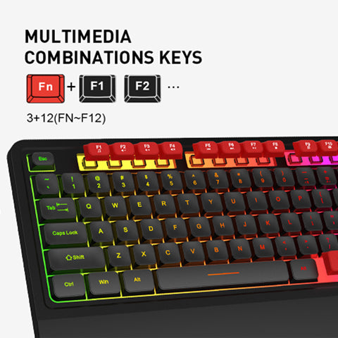 Multimedia combination keys