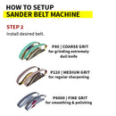 Compact Tool Sander Belt Machine
