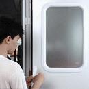 RV Blackout Door Window Cover
