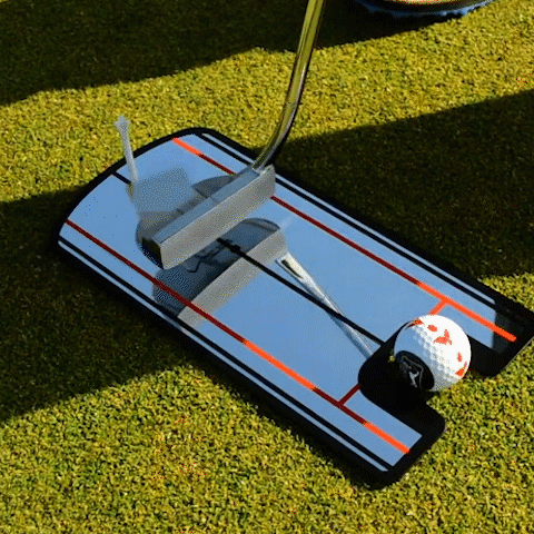 GIF of Golf Putting Alignment Mirror