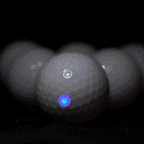 Glow In The Dark LED Golf Balls GIF