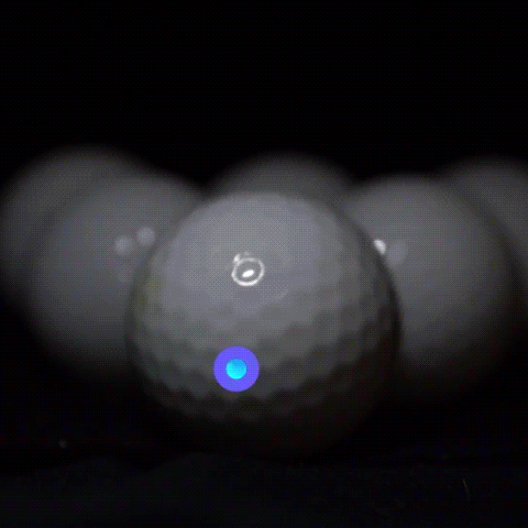 Glow In The Dark LED Golf Balls GIF