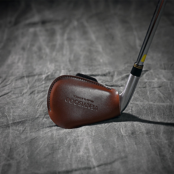 Classic Brown Golf Iron Cover
