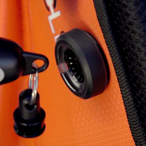 GIF of Golf Bag Latch-It Accessory