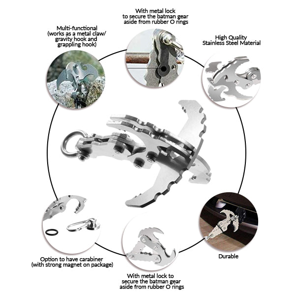Stainless Steel Gravity Hooks