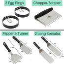Stainless Steel Griddle Accessories Kit