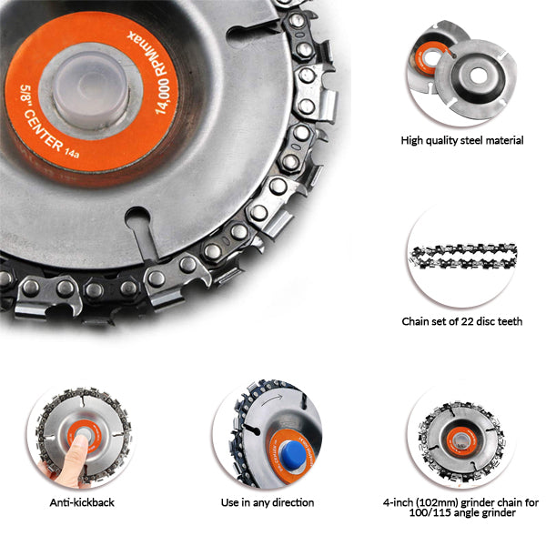Multi-functional Grinder Disc and Chain