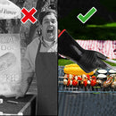 Without using a heat glove VS using the Heat Resistant BBQ Grill Gloves