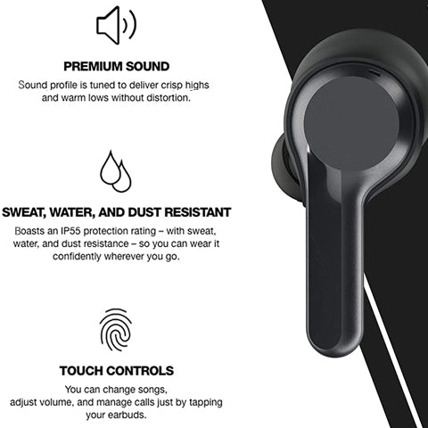 IP55 Waterproof Bluetooth Wireless Earbuds