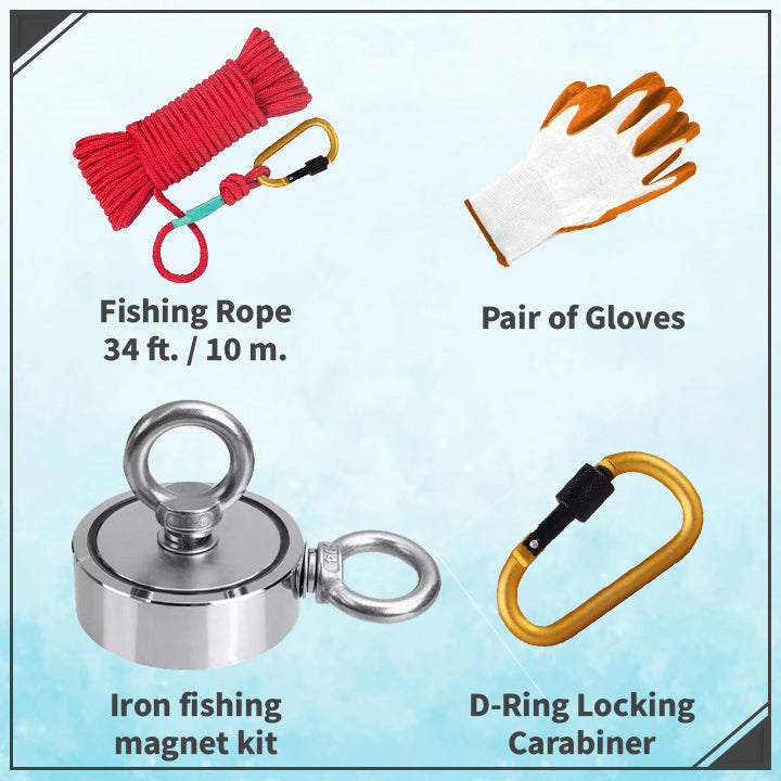 Iron Fishing Magnet Kit