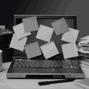 GIF of Multicolored Bulletin Board Strips