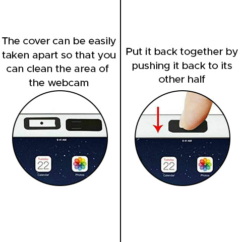 Multipurpose Sliding Webcam Cover (6 Pc)