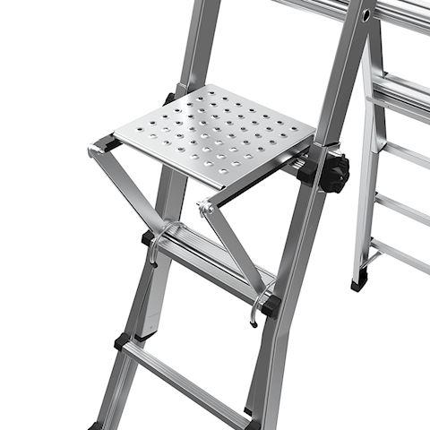 Platform Ladder Accessory equipped on the ladder