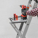 Platform Ladder Accessory as a tool tray