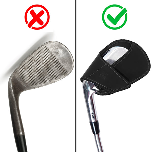 No Golf Iron Cover Vs. Premium Black Iron Cover