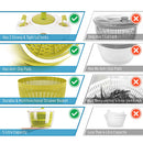 Quick Dry Salad Spinner | 𝗦𝗔𝗩𝗘 𝟯𝟯% 🅽🅾🆆