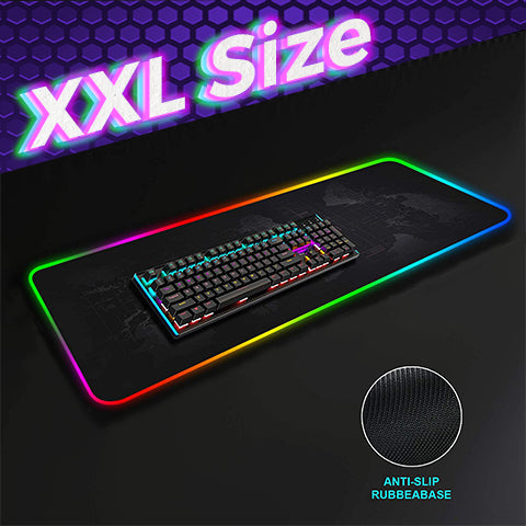 RGB Gaming Mouse Pad Size