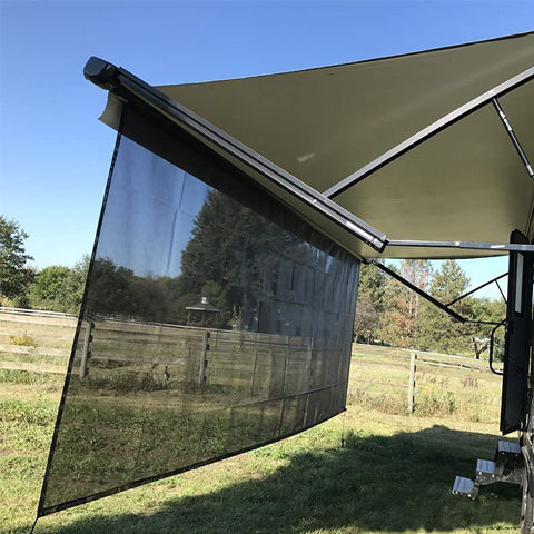 RV Awning Front Shade Screen
