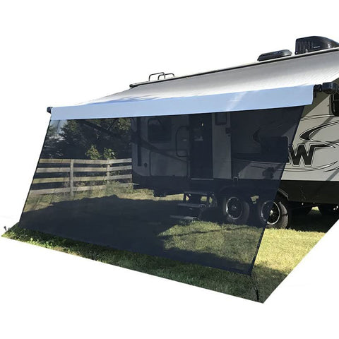 RV Awning Front Shade Screen