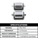 RV Weld-On Steel Rollers