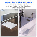 Sneeze Guard Desk Shield PPE - Portable Plastic Divider Screen
