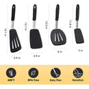Heat resistant Silicone Spatula Set