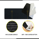 Made of wool blended surface and anti-skid coated bottom