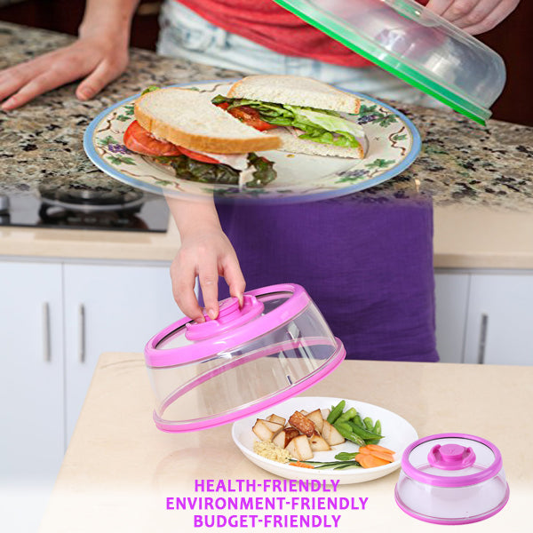 Vacuum Air-tight Food Sealer, Microwave Cover Storage Plate