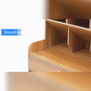 Wooden Desk Organizer features