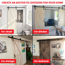 6.6ft. DIY Sliding Barn Door Hardware Kit