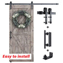 6.6ft. DIY Sliding Barn Door Hardware Kit